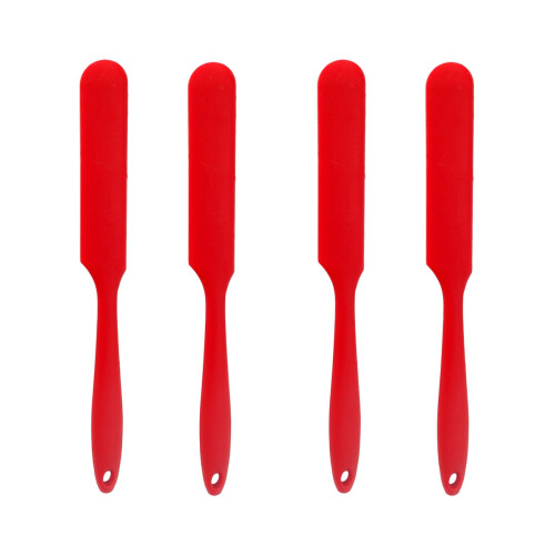 4 Pcs Heat Resistant Spatulas Silicone Spatula 1