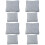 8Pcs Grey Needle Felting Tools Cushions Felt Bases for Creative Crafts 7