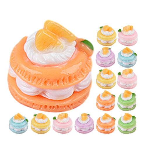 72Pcs Resin Simulation Cake Models Decorative Props for Home and Shop 1