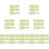 500Pcs Light Green Small Bubble Levels for Practical Use High Accuracy 7