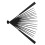 Wood Folding Fan Frame Unfinished DIY Material 1