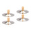 2 Pieces Percussion Cymbal Musical Instruments For Children Hand 6