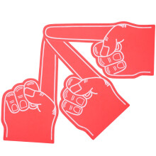 15 Pcs Foam Fingers Cheerleading Hand Sports Event Props Accessories