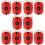 10 Rolls Self-Adhesive Sports Target Spot Labels Practical Stickers 10