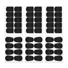 24 Sheets Silicone Mouthpiece Cushions For Alto Tenor Saxophone