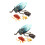 2 Sets Simulation Cicada Growth Cycle Ornaments Display Models 7