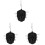 3 Sets Tee Stand Hanging Holder Golf Tees Carrier Organizer 4