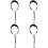 4 Pack Sax Neck Strap Musical Instrument Straps Saxophone Harness 7