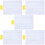 5 Sets Erasable Small Dry Erase Board Multi-Function Whiteboard 10
