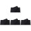 4Pcs Silicone Beeswax Sheet Mold Flexible Press Embosser Diy 2