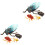 2 Sets Simulation Cicada Growth Cycle Ornaments Display Models 3
