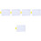 5 Sets Erasable Small Dry Erase Board Multi-Function Whiteboard 6
