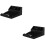 2 Sets Professional Salon Shear Holder Rack With Combs Clips Tray 6