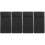 4Pcs Versatile Black PVC Check Presenters for Hotel and Restaurant Use 5