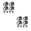 8Pcs Lightweight Black D Rings Rivets for Bag Crafting 6