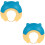 2Pcs Silicone Baby Shampoo Hat Waterproof Bath Hat Kids 6