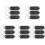 15Pcs Compact Black Plastic Key Ring Digital Watches for Study 4