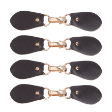 12pcs Overcoat Connectors Duffle Coat Buttons Cardigan Clips Fashion Metal Buckles