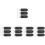 15Pcs Compact Black Plastic Key Ring Digital Watches for Study 7