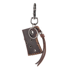 4Pcs Lighter Holders Dark Brown Alloy Compact Protective Bags