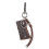 4Pcs Lighter Holders Dark Brown Alloy Compact Protective Bags 1