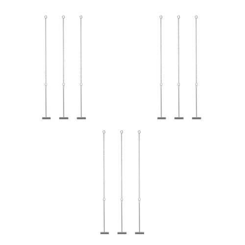 9Pcs Compact Iron Fire Alarm Breaker Hammer with Antislip Grip Silver 1