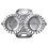 2Pcs Silver Dumplings Maker Mold Easy-Clean Dumpling Tool 1