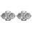 2Pcs Silver Dumplings Maker Mold Easy-Clean Dumpling Tool 2