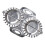 2Pcs Silver Dumplings Maker Mold Easy-Clean Dumpling Tool 8