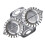 2Pcs Silver Dumplings Maker Mold Easy-Clean Dumpling Tool 9