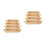8 Pcs Unfinished Wooden Boat Models for Decor 8