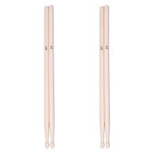 8Pairs Natural Maple Drumsticks 5A Comfortable Wood Drum Sticks Beige