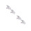 4Pcs Silver Metal Cufflinks Lightweight Durable Accessories for Men 7