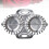 2Pcs Silver Dumplings Maker Mold Easy-Clean Dumpling Tool 10