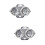 2Pcs Silver Dumplings Maker Mold Easy-Clean Dumpling Tool 7