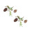 2 Sets Grasshopper Figurine Crafts Mantis Model 3