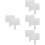 8St Lichtgewicht Witte Answer Paddles Met Antislip Handvat 5