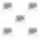 2000 Pcs Heart-Shaped Quilting Pins With Storage Box Multi Color Flat Head 8