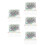 2000 Pcs Heart-Shaped Quilting Pins With Storage Box Multi Color Flat Head 6
