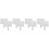 8St Lichtgewicht Witte Answer Paddles Met Antislip Handvat 3