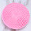 3St Roze Make-Upborstel Pads Van Silicone 8