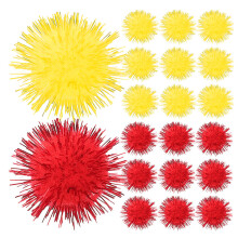 400Pcs Colorful Plush Pom Poms for DIY Crafting Clothing Decorations