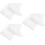 3pcs Protective Clear Film Car White 7