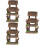 6 Stuks Mini Hars Haag Poort Versiering Bouwsel Model Diy 4