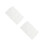 2St Vrouwen Elastisch Wit Bandeau Tube Top Strapless Padding 5