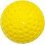 Dimpled Baseballs for Pitching Machines 9 Inch Bright Yellow Polyurethane Training Balls 5
