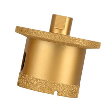 (40mm, Gold) Diamond Hole Drill M10 Multifunction for Marble Porcelain Bathroom Tiles 40mm