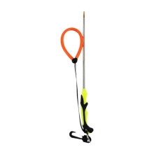 (37cm, Yellow) Scuba Diving Stick Diving Pointer Rod for Underwater Snorkeling Water Sports Gray