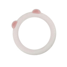 (Diameter 38cm, Round White) Fuzzy Steering Wheel Cover 15inch Warm Winter Soft Anti Slip Car Accessories D Shape White Pink