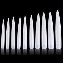 120pcs Extra Long Stiletto Nail Tips, Sharp Acrylic False Nails with ChipResistant Finish